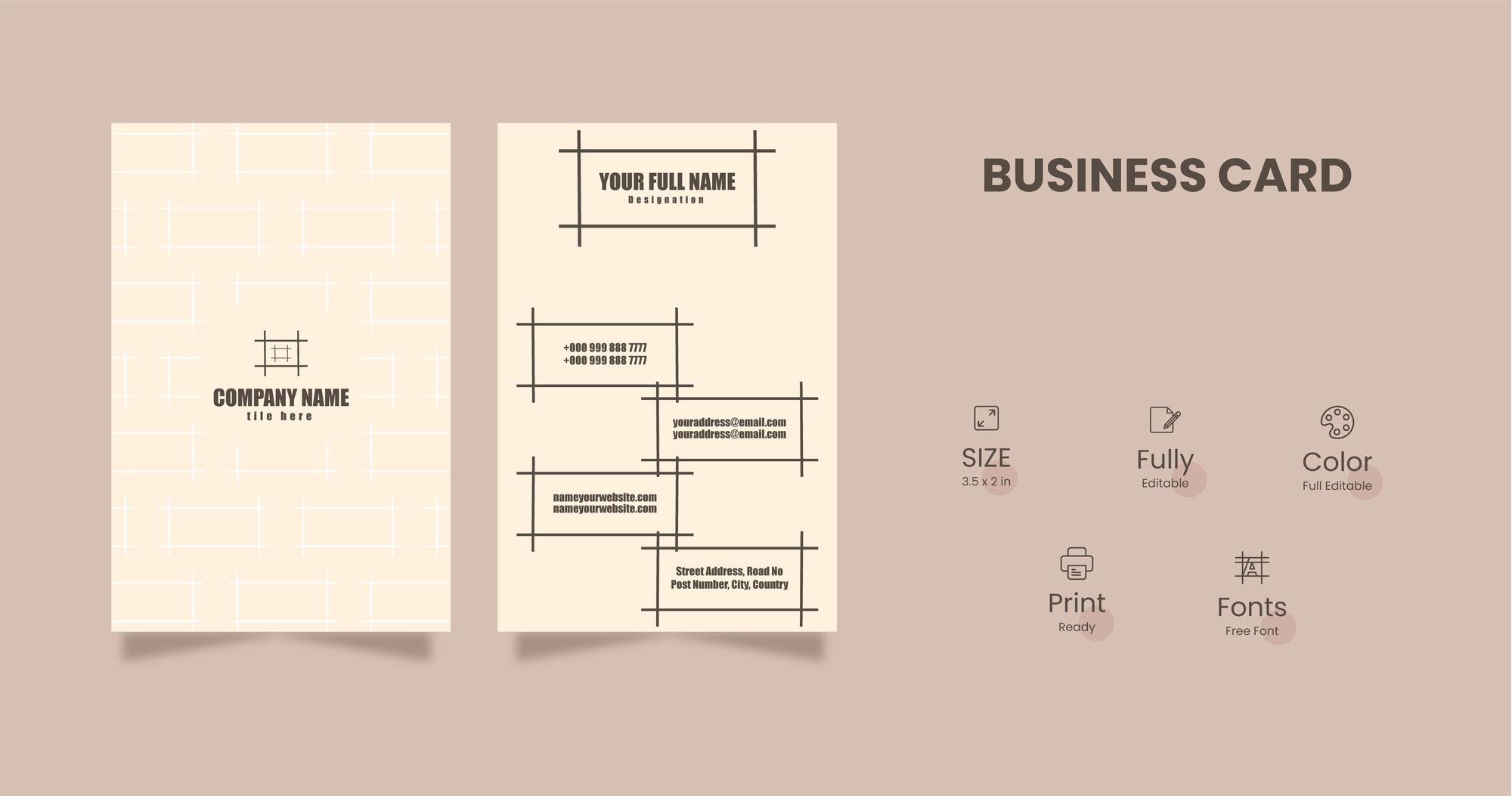 Pricing concept schematic on paper-like card